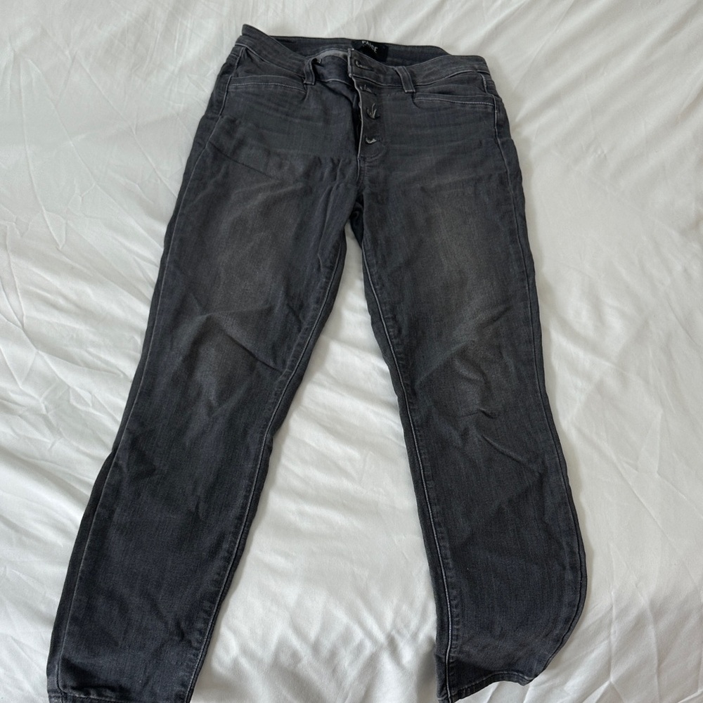 PAIGE Women's Dark Gray Skinny Jeans - 27